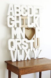 Crafts Unleashed Alphabet Wall Art